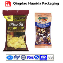 Custom Design Plastic Back Seal Potato Chips Packaging Bag/Film